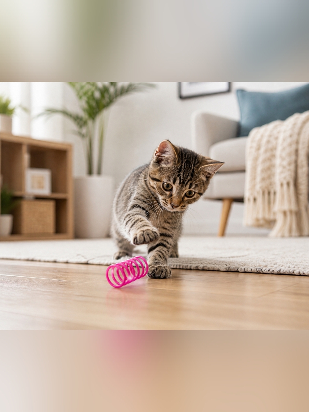 Bulk Lot 116 Cat Spring Toys Colorful Plastic Coil Interactive Kitten Play Sprin